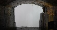 View From A Tunnel Behind The Horseshoe Falls, Niagara Falls, Canada