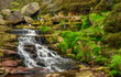 waterfall in the valley, Dovestone Greenfield 