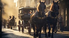 Horse-drawn Carriage, AI Generated Image