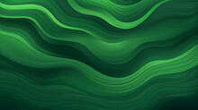 Abstract Organic Nature Green Swirl Lines As Wallpaper Background Illustration

