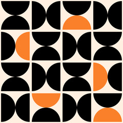 Wall Mural - Seamless geometric pattern. Abstract background. Vector illustration. Trendy texture for print, textile, fabric, packaging