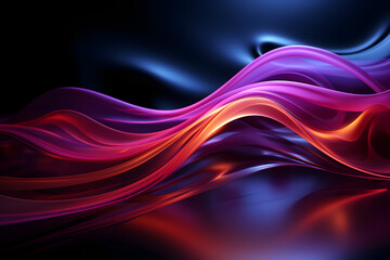 Wall Mural - abstract wave background