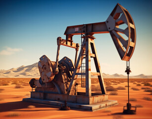 Aufkleber - Oil Pumping Jacks.