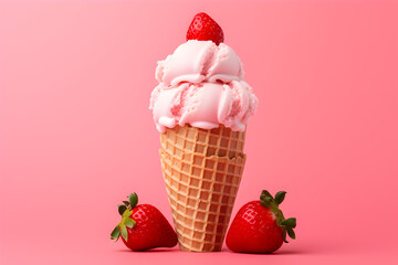 strawberry ice cream