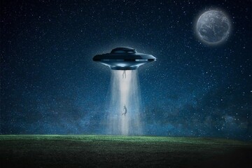 ufo in the sky