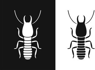 Wall Mural - Termite logo. Isolated termite on white background