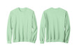 © twentysixdepressed - Mint Sweatshirt Front and Back View