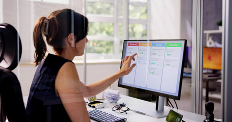 Poster - Kanban Project Management Software On Laptop