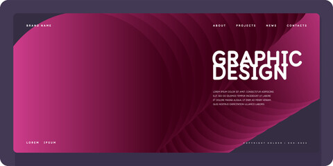 Poster - Vector illustration. Graphic elements for design and creativity. A template to use in your design.