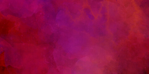 Wall Mural - Red wall grunge texture hand painted watercolor horror texture background. red splatter and black watercolor background abstract texture with color splash design.
