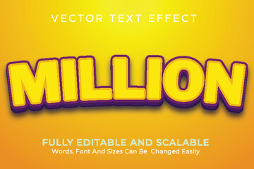 Fototapete - text effect ilustration, text effect ilustration font, Editable text style effect 