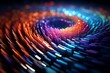 close up of a spiral, Generative AI