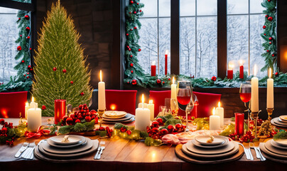  christmas table setting
