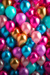 © Guido Amrein - Shiny balloons background, full frame cover