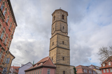 Canvas Print - St. Pauls Church Tower - Erfurt, Germany