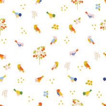 Australian Birds Seamless Pattern Free Stock Photo - Public Domain Pictures