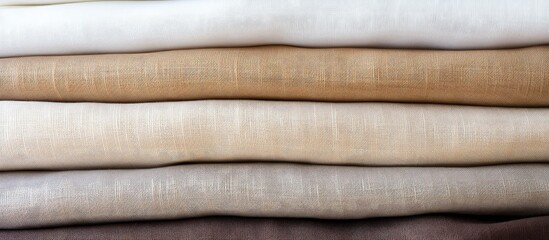 Hypoallergenic eco friendly linen and cotton fabric for tablecloths clothes home textiles bed linen