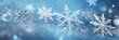 © Fox Ave Designs - Sparkling snowflake winter background. Detailed dancing ice crystals at Christmas in pastel glowing colors. Snowy landscape closeup.