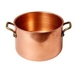 Wall Mural - Copper pan isolated on transparent background