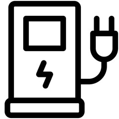 Wall Mural - electric charge icon illustration