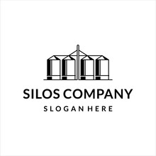 Silos Company Logo With Elegant Style Design