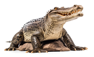 Wall Mural - Crocodile on transparent background