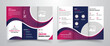 © gfxfaruq - Corporate business trifold brochure wavy layout design