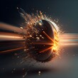 particles collide at the speed of light 8k hyper realistic extreme detail 
