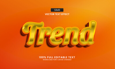 Wall Mural - Design editable text effect, trend 3d vector illustration