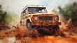 © somchai20162516 - Off-road racing in the mud at professional racetracks. Car lovers.