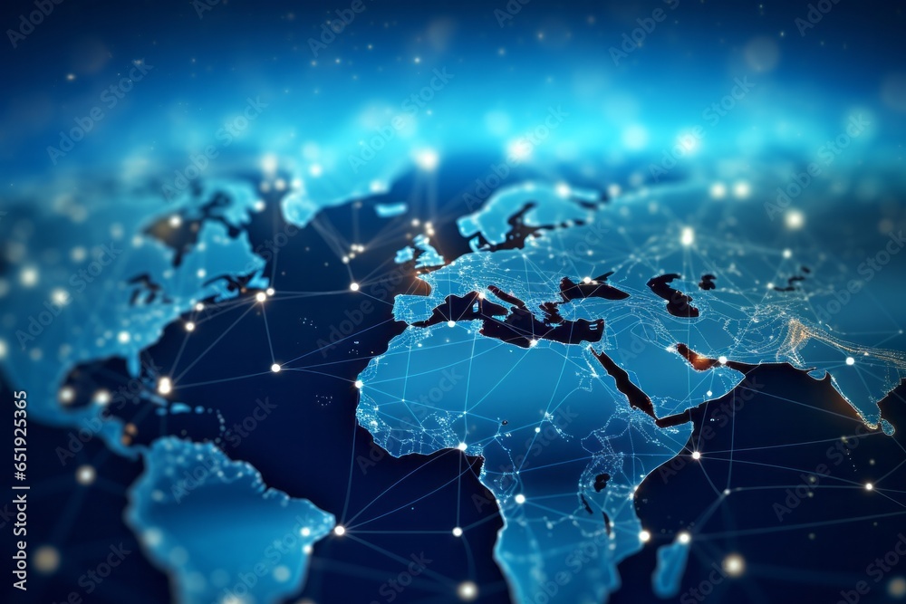 word map network background Stock Illustration | Adobe Stock