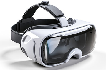 Aufkleber - Virtual reality headset on white background.