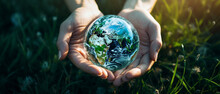 Holding The World: Earth In Hands