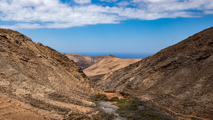 Sticker - Landscape at Fuerteventura island in Spain in summertime