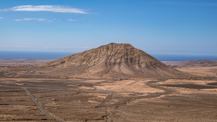 Sticker - Landscape at Fuerteventura island in Spain in summertime