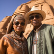 Sprightly seniors visit Egypt and sights, AI generated