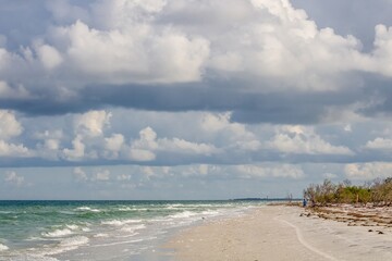 Wall Mural - beach and clouds