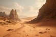 wadi rum desert country, Generative AI