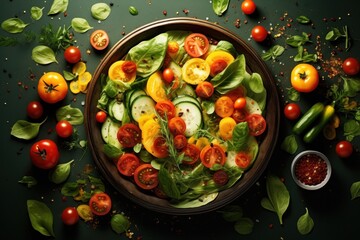 Sticker - Assorted Vegetables in a Bowl