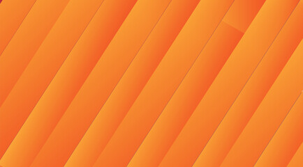 Poster - Abstract wide horizontal banner with orange lines. Dark modern sporty bright geometric.