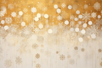 Aufkleber - Golden christmas card