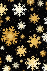 Aufkleber - Golden christmas card
