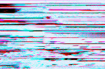 Abstract glitch digital color background