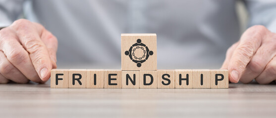 Wall Mural - Concept of friendship