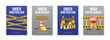 Construction Signs Poster Set