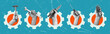 © beast01 - Art collage showing hands with tools in gear on blue background.
