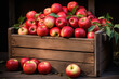 © PRASANNAPIX - Fresh red apples in wooden box