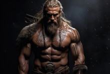 A Muscular Viking Warrior