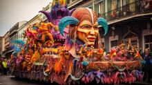 Mardi Gras (New Orleans, USA) - Known For Its Elaborate Parades And Festive Atmosphere.