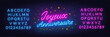 © TanyaFox - Joyeux Anniversaire neon lettering on brick wall background. Happy Birthday in French
